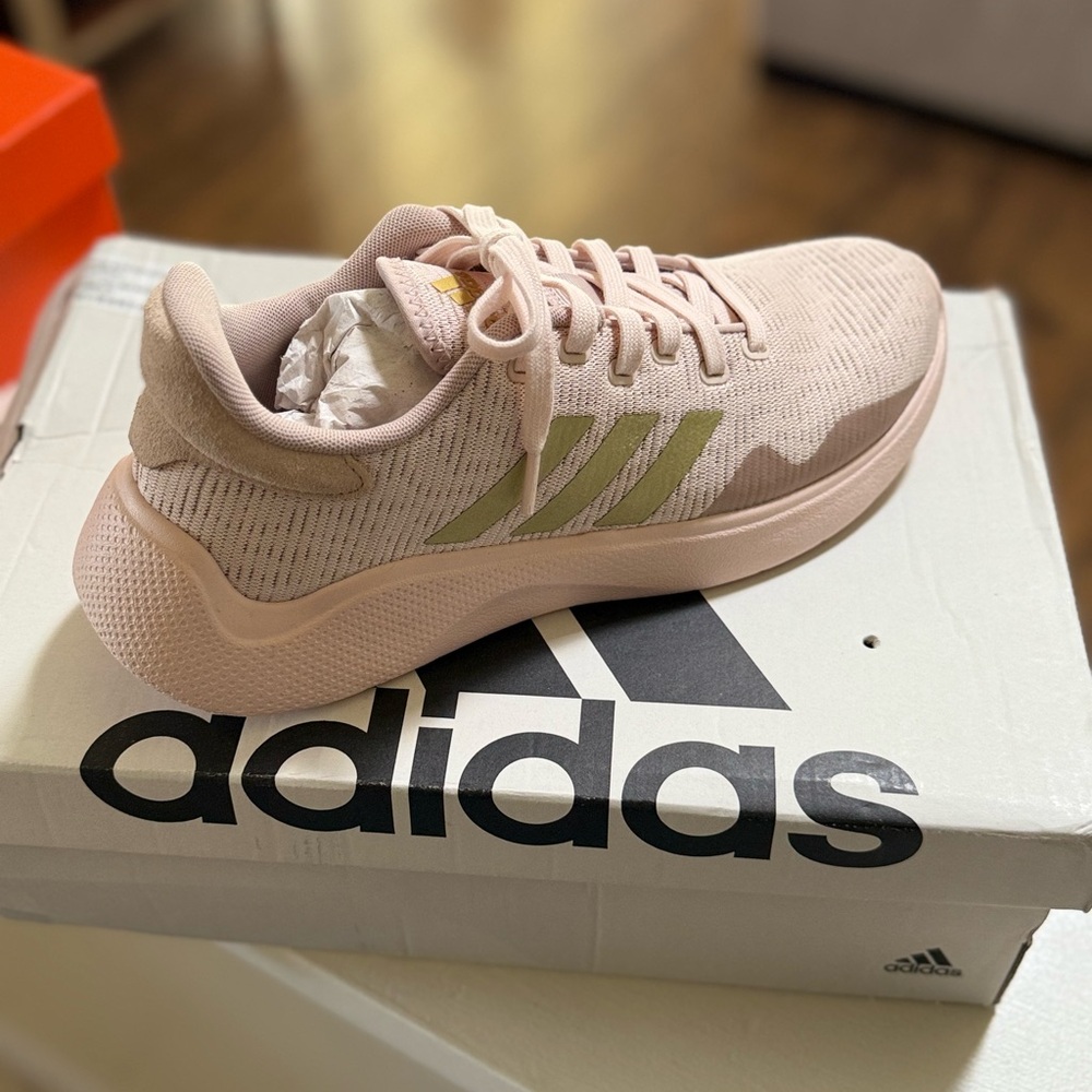 Adidas Women's Soft Pink Sneakers